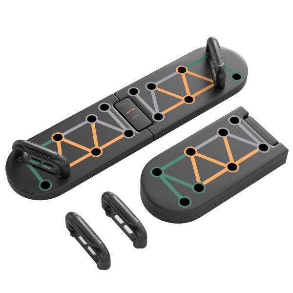 SPORTNOW Foldable Push Push Up Board with Non-Slip Pads, for Chest, Arms, Shoulders, Black SPORTNOW Foldable Push Push Up Board with Non-Slip Pads, for Chest, Arms, Shoulders, Black