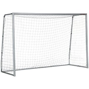 SPORTNOW 10ft x 6.5ft Football Goal, Football Net for Garden with Ground Stakes, Quick and Simple Set Up