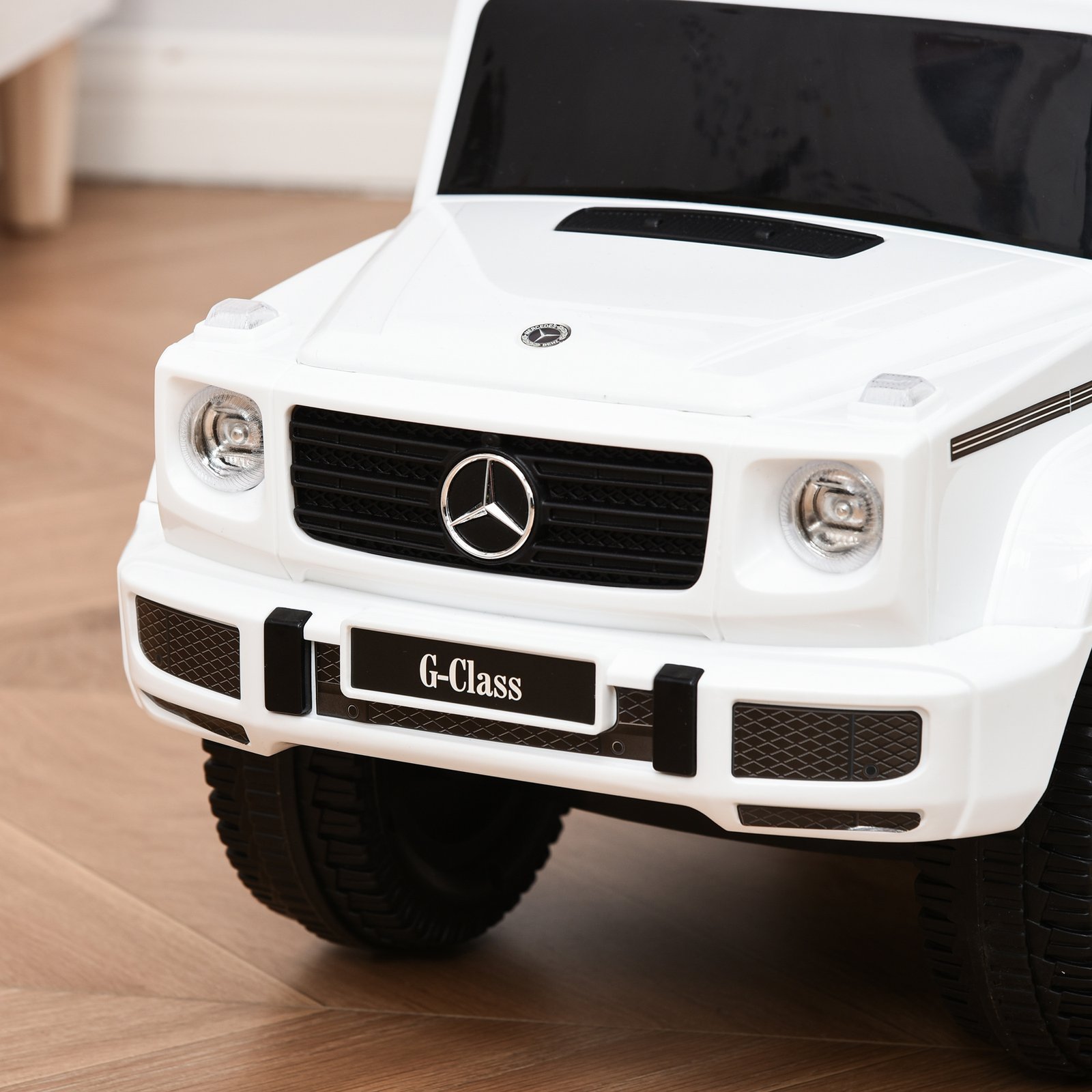 HOMCOM 3 in 1 Kids Children Ride on Push Car Toddler Sliding Car G350 Licensed Walker Foot to Floor Slider Push-Along with Horn Steering Wheel NO POWER Manual, White - Image 8