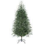HOMCOM 6 ft Full Spruce Christmas Tree with Realistic Dense Tips, Easy Assembly – Green HOMCOM 6 ft Full Spruce Christmas Tree with Realistic Dense Tips, Easy Assembly – Green