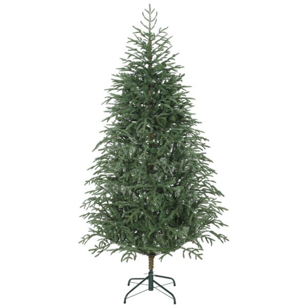 HOMCOM 6 ft Full Spruce Christmas Tree with Realistic Dense Tips, Easy Assembly – Green HOMCOM 6 ft Full Spruce Christmas Tree with Realistic Dense Tips, Easy Assembly – Green