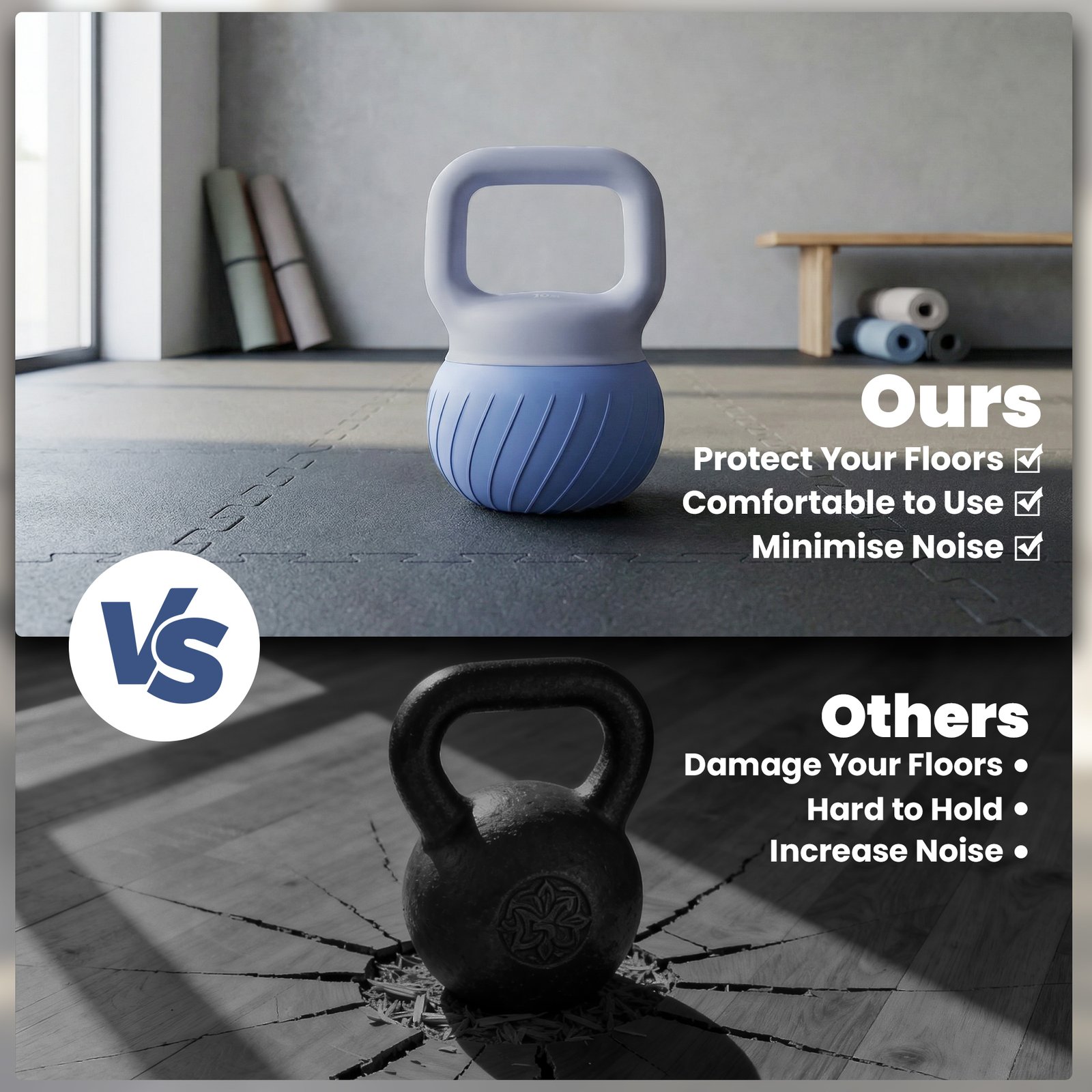 SPORTNOW Soft Kettlebell, 10kg Kettle Bell with Anti-Slip Grip for Home Gym Weight Lifting and Strength Training - Image 7