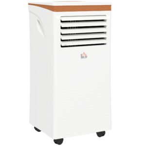 HOMCOM Portable Air Conditioner 7000 BTU, 4-in-1 Air Conditioning Unit with Cooling, Fan, 19.2L/Day Dehumidifier & Sleep Mode, LED Display, Remote Control, 24H Timer, Window Kit for Rooms up to 26?