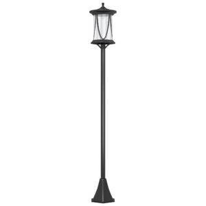 Outsunny Solar Lamp Post Light, 1.3 M LED Outdoor Street Light, Waterproof IP44 for Patio, Garden, Pathway, Cool White