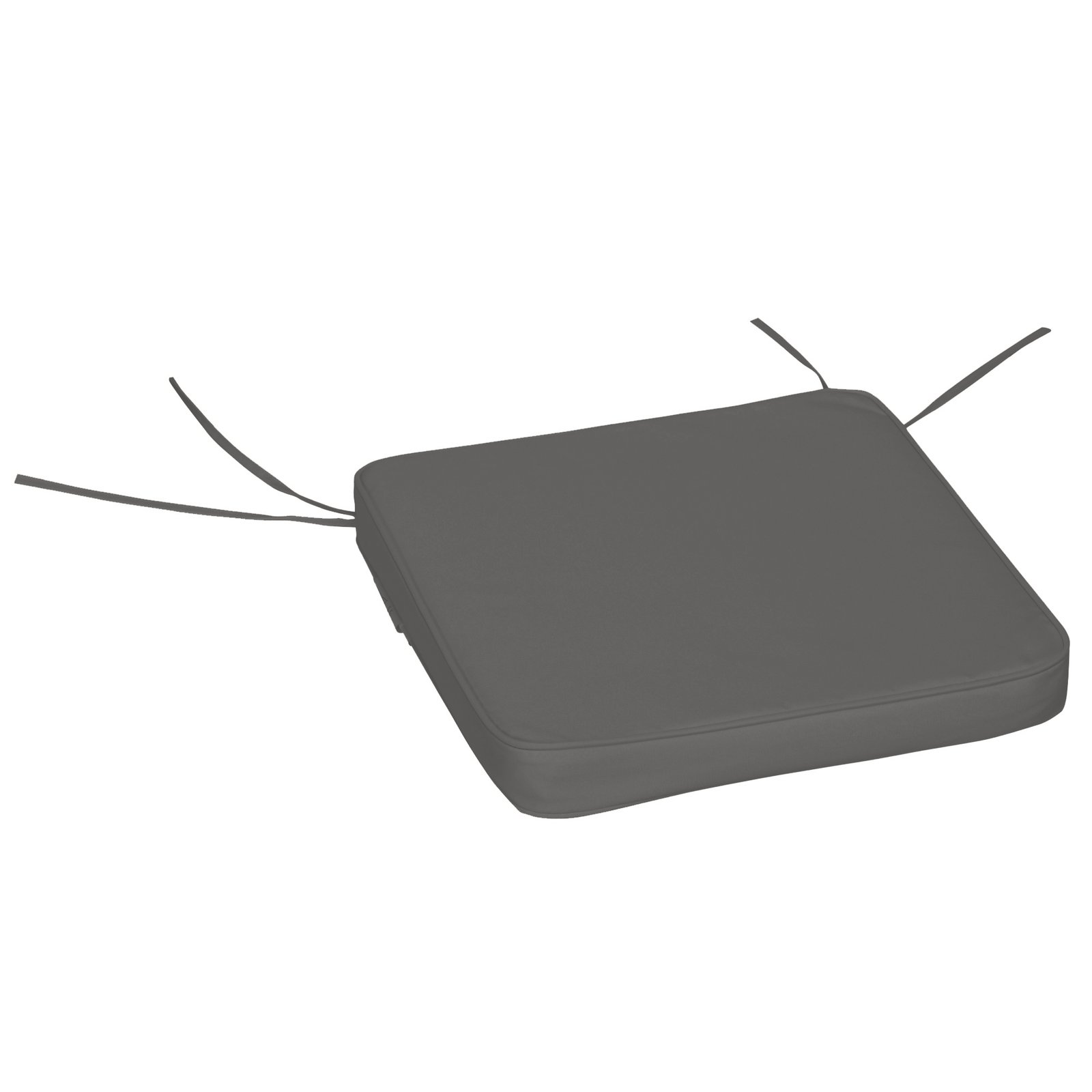 Outsunny Set of 6 Pcs Chair Cushion, 42Lx42Wx5T cm-Grey - Image 9
