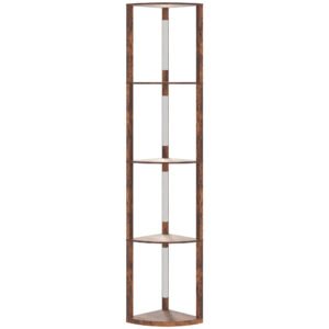 HOMCOM Three-Tier Corner Floor Lamp