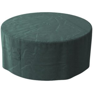 Outsunny Garden Patio Large Furniture Set Round Cover 600D Oxford Waterproof, ?193 x 80H cm, Green