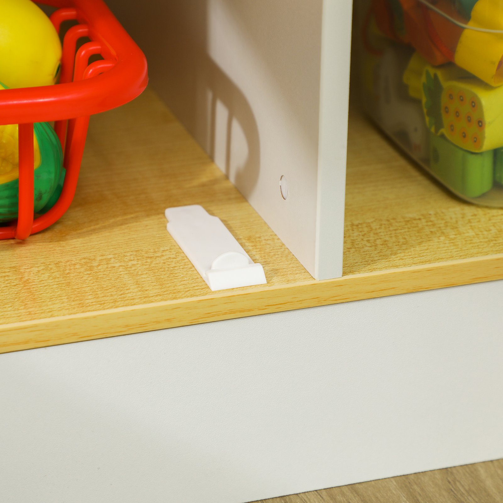 AIYAPLAY Kids Play Kitchen, Pretend Play Kitchen with Realistic Oven, Stove, Sink, Kitchen, Accessories, White - Image 9