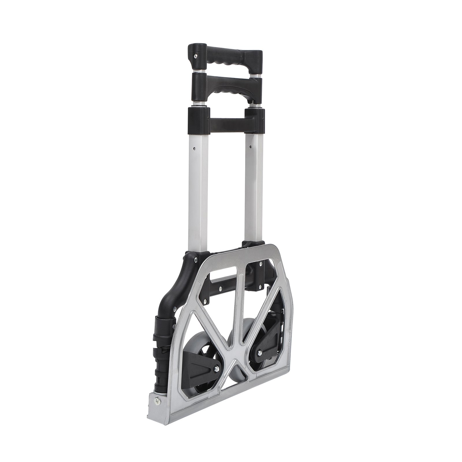 HOMCOM Aluminium Folding Hand Truck Trolley, Heavy Duty Foldable Sack Cart with Adjustable Telescoping Handle, 70KG Load Capacity - Image 7