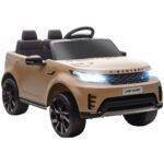 AIYAPLAY Land Rover Discovery Licensed 12V Kids Electric Car with Remote, 4 Wheel Suspension, Slow Start, Lights, Music, Khaki AIYAPLAY Land Rover Discovery Licensed 12V Kids Electric Car with Remote, 4 Wheel Suspension, Slow Start, Lights, Music, Khaki