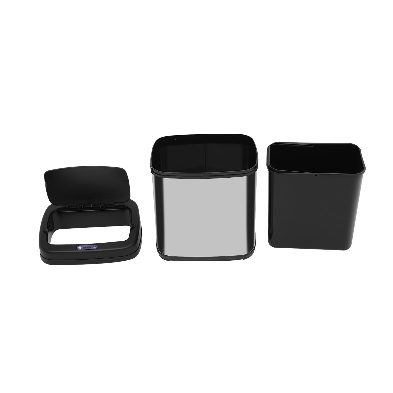 HOMCOM 20L LUXURY Automatic Sensor Dustbin Kitchen Waste Bin Rubbish Trashcan Auto Dustbin Stainless Steel with Bucket 33*25*42.5CM - Image 7