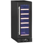 HOMCOM 19 Bottle 5-18? Wooden Rack Wine Fridge – Black HOMCOM 19 Bottle 5-18? Wooden Rack Wine Fridge – Black