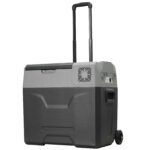 HOMCOM Car Refrigerator, Portable 12/24V 50 Litre Compressor Fridge Freezer, Electric Cooler Box for Camping, Travel, Picnic, Down to -20?