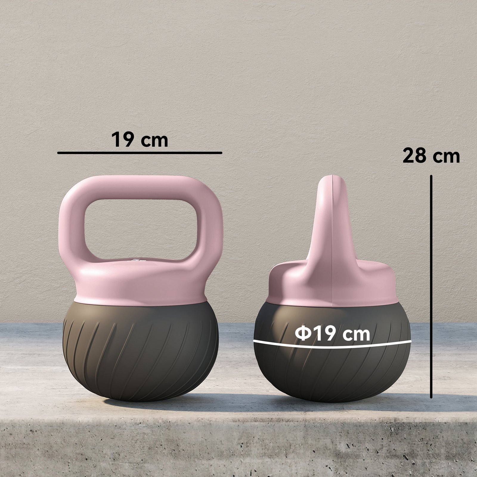 SPORTNOW Soft Kettlebell, 12kg Kettle Bell with Anti-Slip Grip for Home Gym Weight Lifting and Strength Training - Image 3