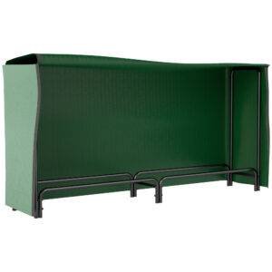 Outsunny Firewood Rack with Waterproof Cover, Heavy Duty Metal Log Store Indoors, Log Storage Holder for Outdoor Indoor Fireplace, 200 x 36 x 99 cm, Dark Green Outsunny Firewood Rack with Waterproof Cover, Heavy Duty Metal Log Store Indoors, Log Storage Holder for Outdoor Indoor Fireplace, 200 x 36 x 99 cm, Dark Green