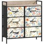HOMCOM 6-Drawer Chest of Drawers – White