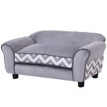 PawHut Dog Sofa Bed for XS-Sized Dogs, Cat Sofa with Soft Cushion, Pet Chair Lounge with Washable Cover, Removable Legs, Wooden Frame – Grey PawHut Dog Sofa Bed for XS-Sized Dogs, Cat Sofa with Soft Cushion, Pet Chair Lounge with Washable Cover, Removable Legs, Wooden Frame – Grey