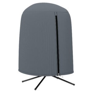 Outsunny 190 x ?128cm Hanging Egg Chair Furniture Cover - Grey