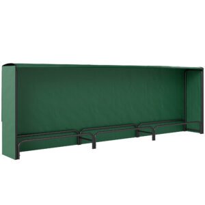 Outsunny Firewood Rack with Waterproof Cover, Heavy Duty Metal Log Store Indoors, Log Storage Holder for Outdoor Indoor Fireplace, 300 x 36 x 99 cm, Dark Green Outsunny Firewood Rack with Waterproof Cover, Heavy Duty Metal Log Store Indoors, Log Storage Holder for Outdoor Indoor Fireplace, 300 x 36 x 99 cm, Dark Green