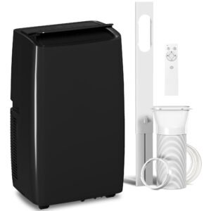 HOMCOM Portable Air Conditioner 12000 BTU, 4-in-1 Air Conditioning Unit, Dehumidifier, Cooling, Fan, Sleep Mode with 2 Speeds