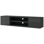 HOMCOM Floating TV Stand Cabinet for TVs up to 60″, Wall Mounted TV Unit, Grey HOMCOM Floating TV Stand Cabinet for TVs up to 60″, Wall Mounted TV Unit, Grey