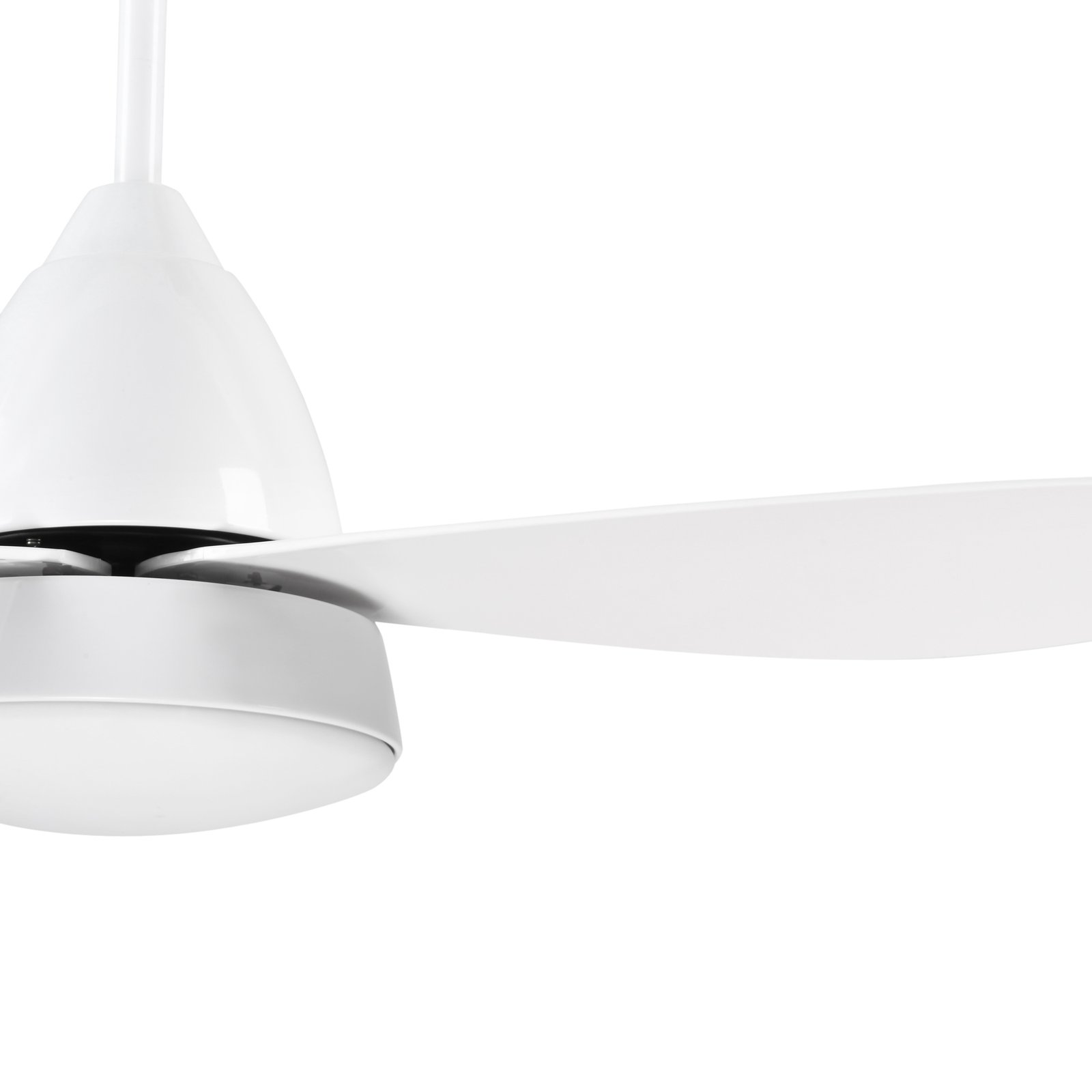 HOMCOM Reversible Ceiling Fan with Light, 3 Blades Indoor Modern Mount White LED Lighting Fan with Remote Controller, for Bedroom, Living Room, White - Image 9