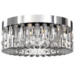 HOMCOM Crystal Chandeliers with 160 Crystal Pendants, 6-Light Ceiling Light for Living Room, Bedroom Dining Room, Silver Tone HOMCOM Crystal Chandeliers with 160 Crystal Pendants, 6-Light Ceiling Light for Living Room, Bedroom Dining Room, Silver Tone