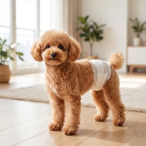 PawHut Dog Diapers Super Absorbent Leak-Proof Dog Nappies for Male Dogs Size XS 20-28 cm Waist