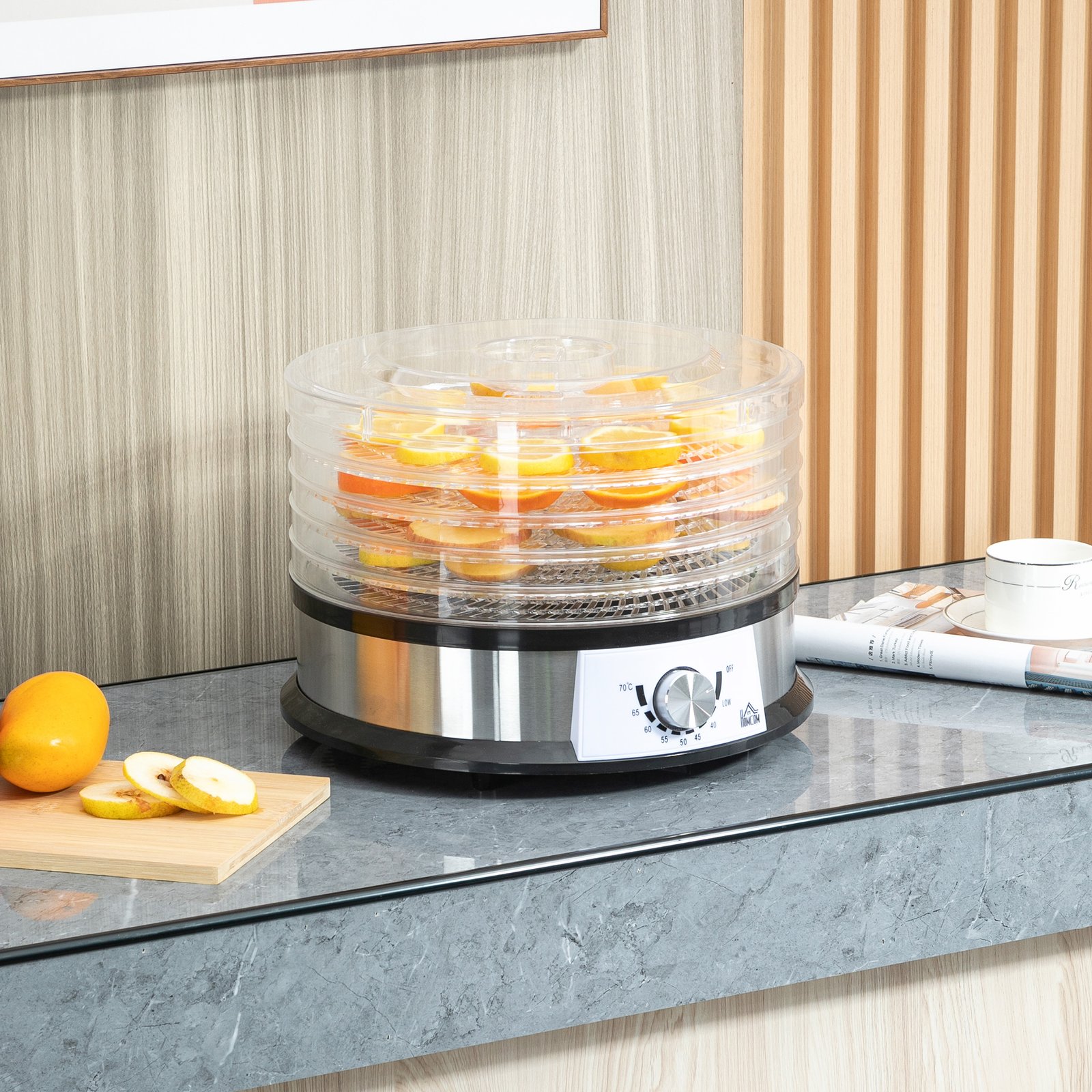 HOMCOM 40-70? Five-Tray Food Dehydrator - Image 2