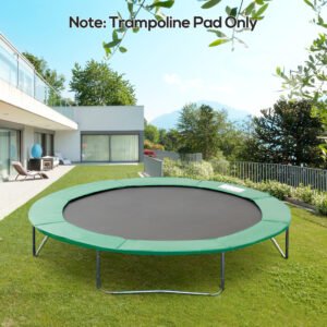 HOMCOM  Trampoline Safety Pad, 8 ft-Green