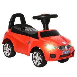 HOMCOM Ride on Car Baby Toddler Walker Foot to Floor Sliding Car Slider, Red