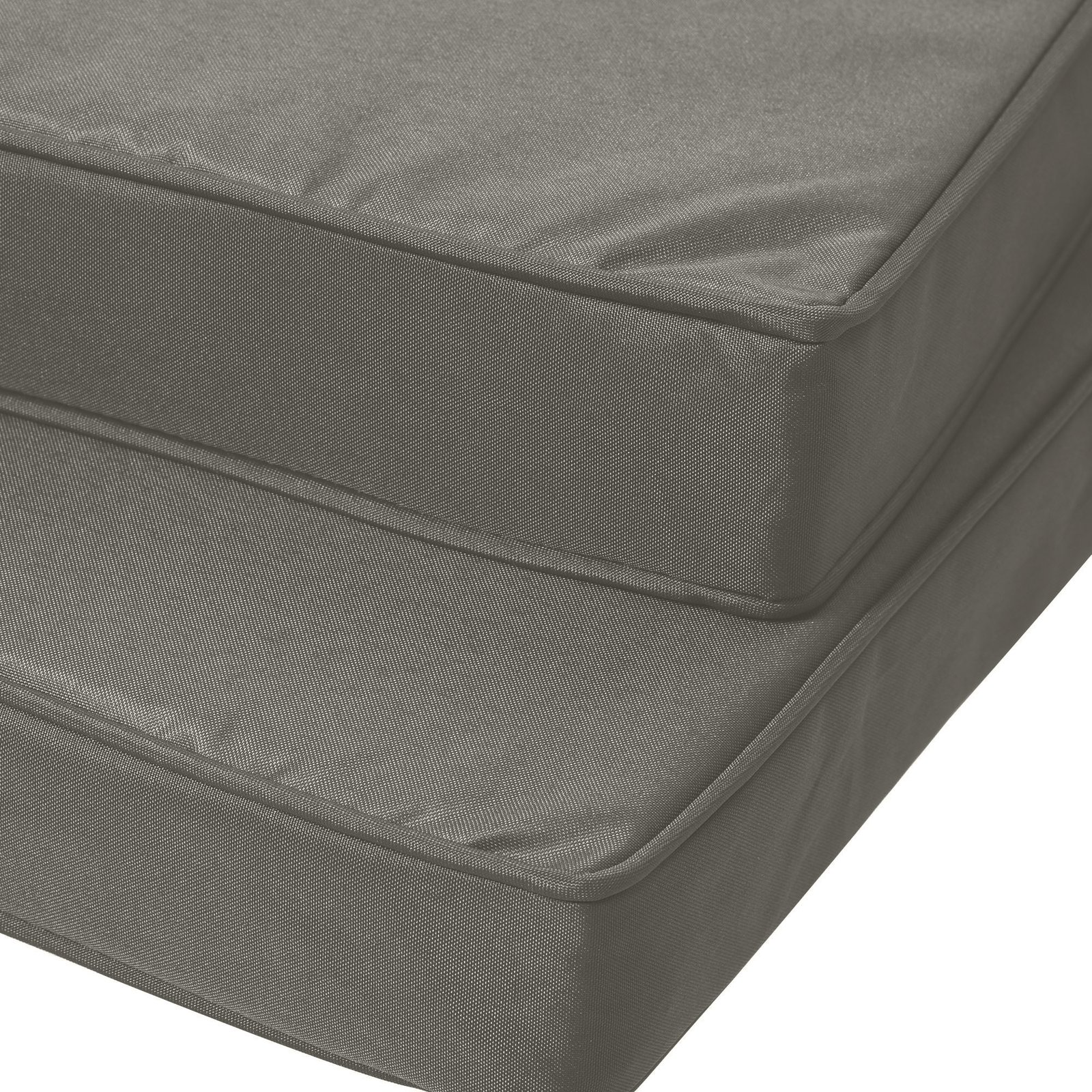 Outsunny Set of 2 Garden Chair Cushions with Ties, 45 x 45 cm Replacement Cushions for Outdoor Furniture, Dark Grey - Image 8