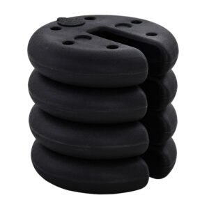 Outsunny Pop up Canopy Weight Set of 4, Heavy Duty Sand Fillable Tent Leg Weights for Marquee Party Tent Canopy, Total 20kg