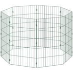 PawHut 8 Panel Pet Playpen for Medium Dogs Indoor Outdoor 80 cm Height