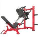 SPORTNOW Leg Press Machine with Wheels and Calf Block, Adjustable Squat Machine for Home Gym, 455KG Capacity