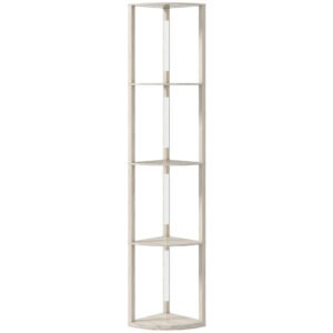 HOMCOM Three-Tier Corner Floor Lamp