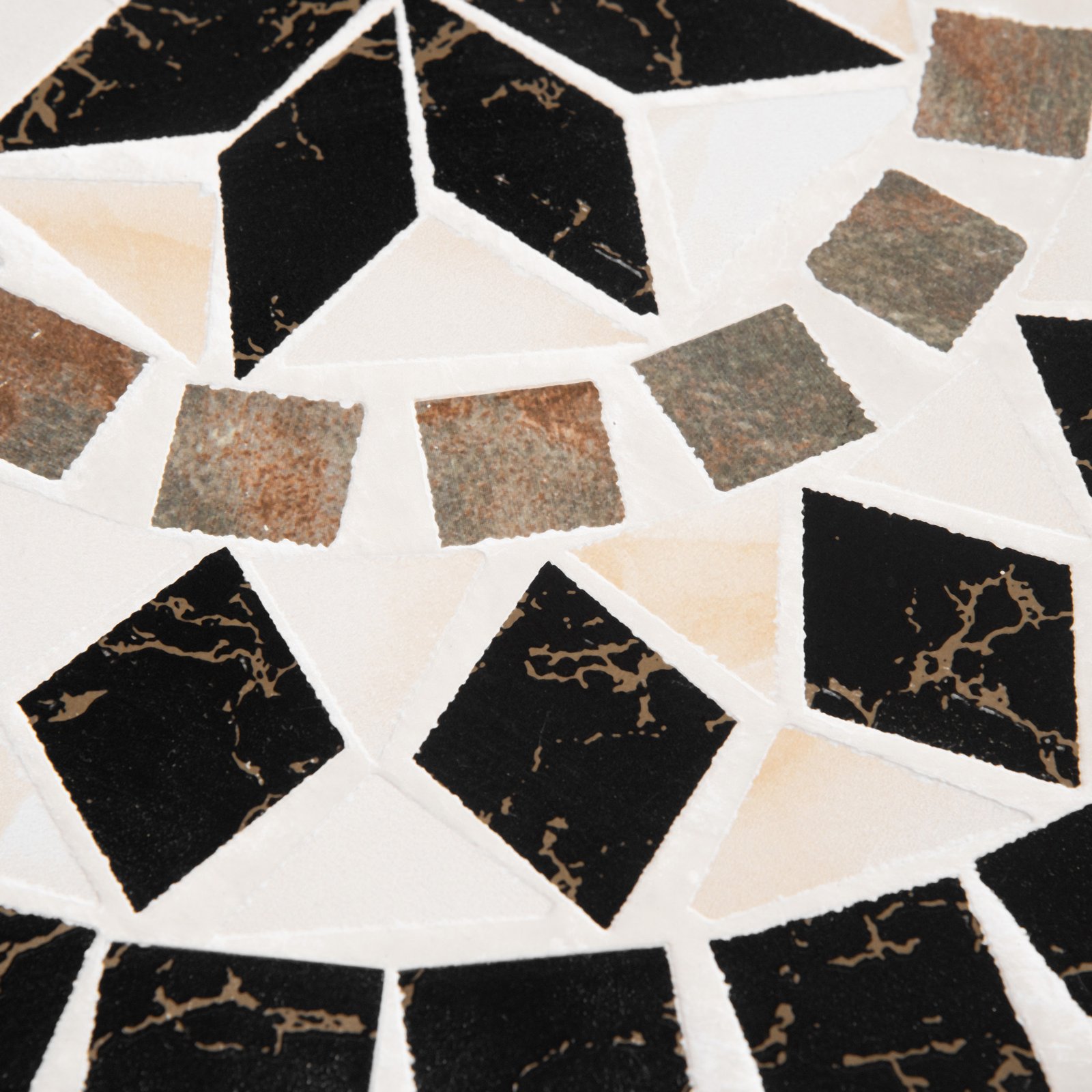 Outsunny ?60cm Mosaic Outdoor Patio Table - Black - Image 7