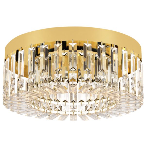 HOMCOM Crystal Chandeliers with 225 Crystal Pendants, 8-Light Ceiling Light for Living Room, Bedroom Dining Room, Gold Tone HOMCOM Crystal Chandeliers with 225 Crystal Pendants, 8-Light Ceiling Light for Living Room, Bedroom Dining Room, Gold Tone