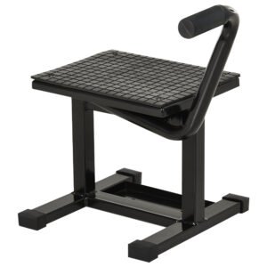 DURHAND Steel Motorbike Jack Lift, 27.5 / 39.5 H cm - Black