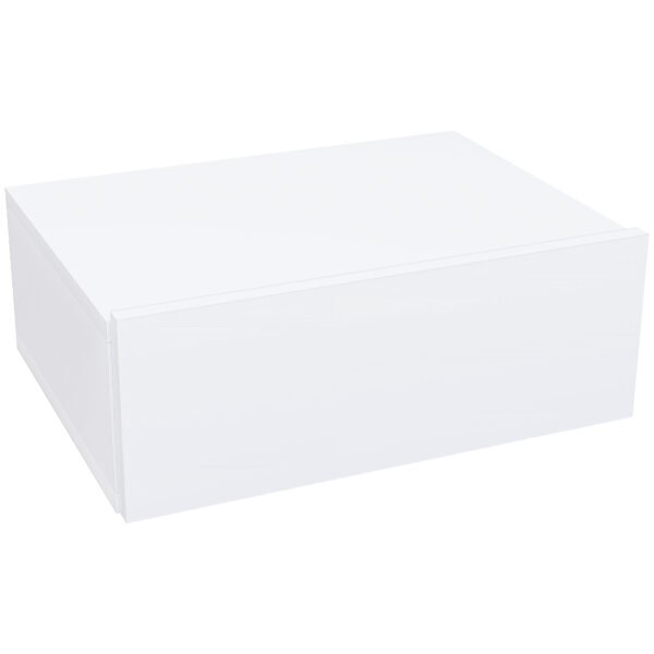 HOMCOM Floating Bedside Table, Wall-Mounted Nightstand with Storage Drawer, Small Side End Table for Bedroom, White HOMCOM Floating Bedside Table, Wall-Mounted Nightstand with Storage Drawer, Small Side End Table for Bedroom, White