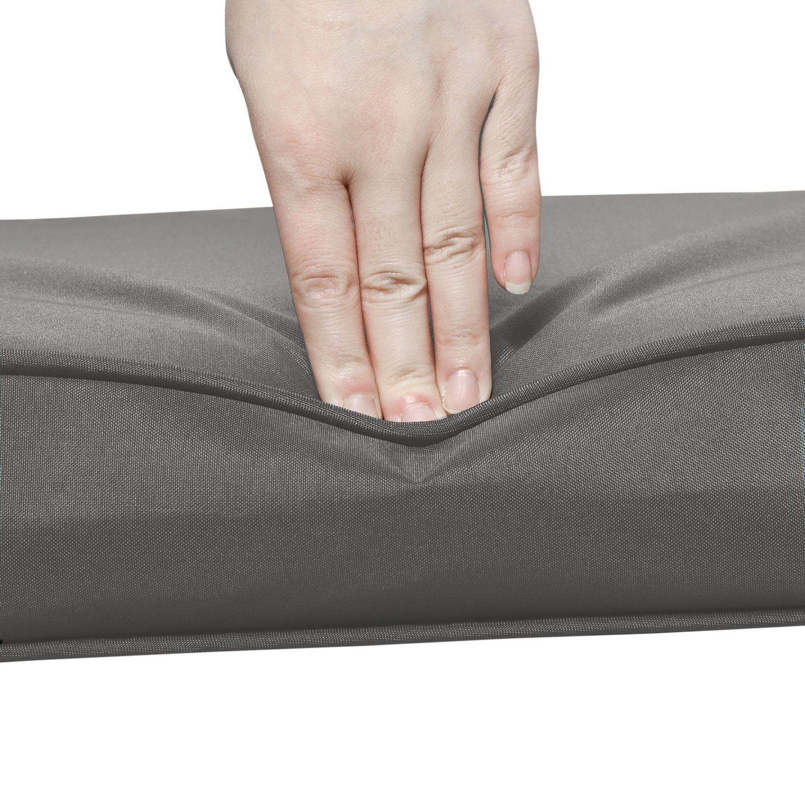 Outsunny 2-Piece Garden Seat and Back Cushion Set, Replacement Cushions for Outdoor Furniture with Seat Cushion and Back Cushion, Dark Grey - Image 7