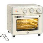 HOMCOM 20L 90-230? Mini Electric Oven – Cream HOMCOM 20L 90-230? Mini Electric Oven – Cream