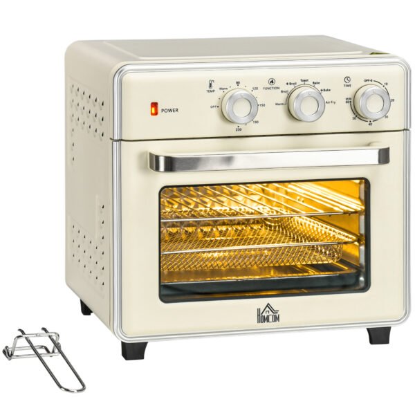 HOMCOM 20L 90-230? Mini Electric Oven – Cream HOMCOM 20L 90-230? Mini Electric Oven – Cream