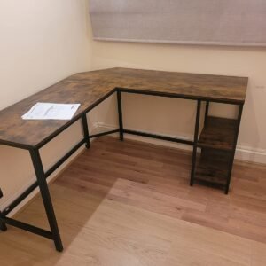 L-Shaped Computer Desk Large Corner Desk Office Workstation Study Writing Table