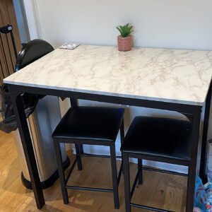Breakfast Bar Table And Stools Kitchen Dining Room Modern Style Furniture Set