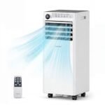 Costway 7000 BTU Portable Air Conditioner 3 in 1 Cooling Unit with Fan and Dehumidifier